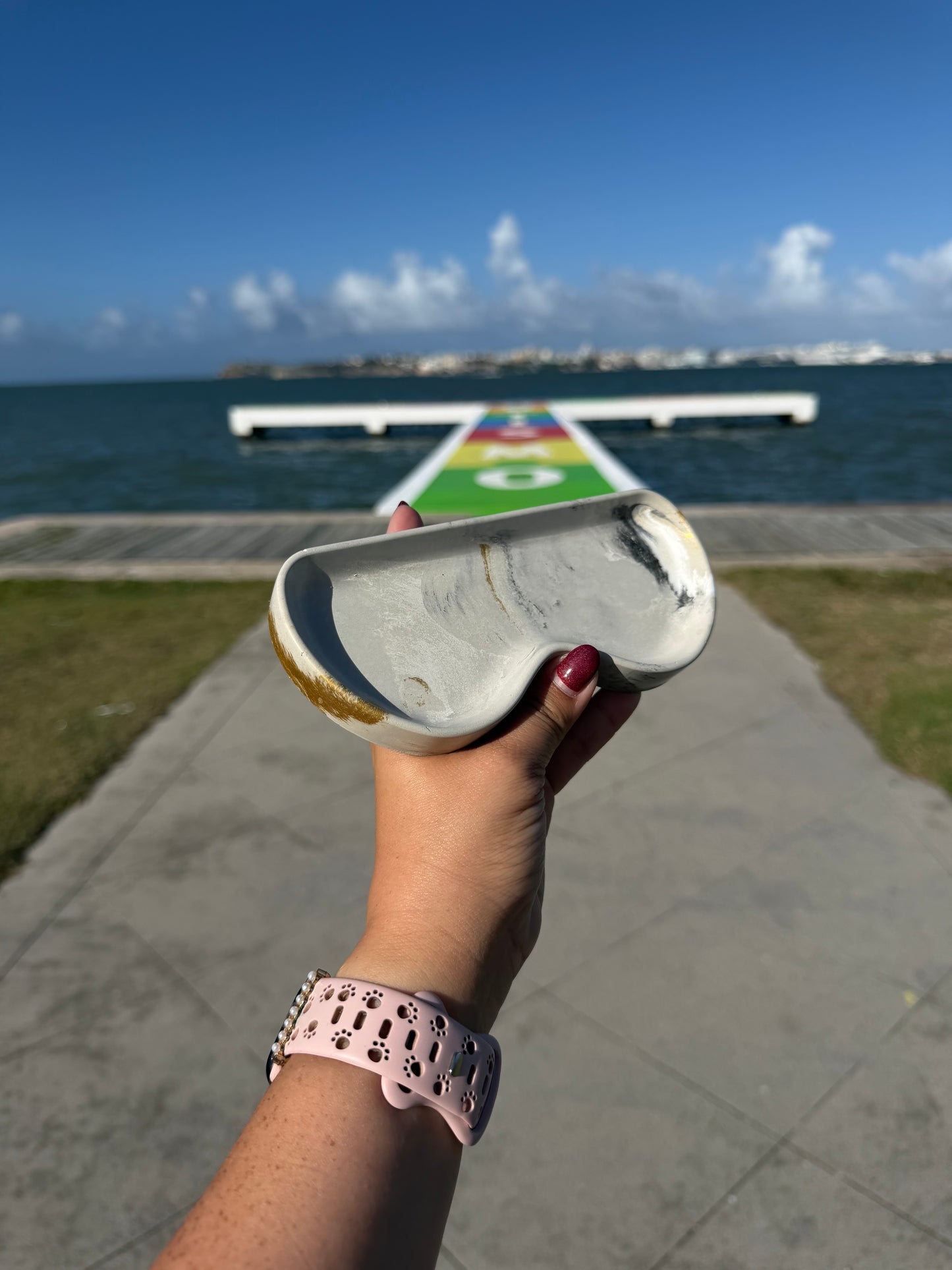 Handmade Concrete Eyeglasses & Sunglasses holder