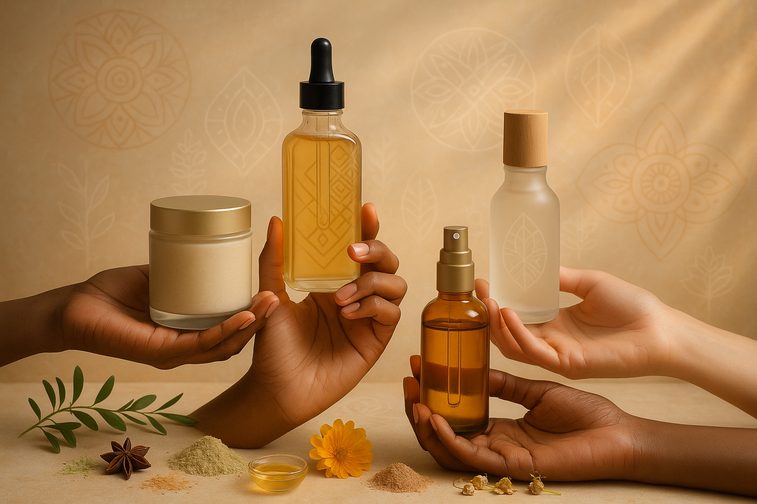 Our mission is to empower every person to recognize their greatness and highlight their unique identity through artisanal organic beauty products with purpose.