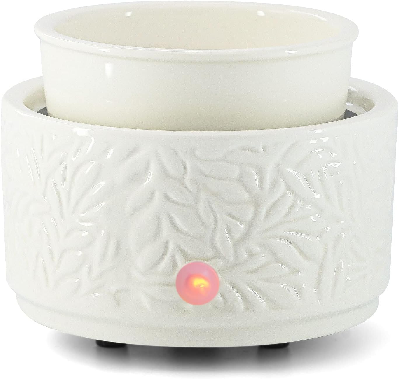 Ceramic 3-in-1 Wax Warmer | Candle & Essential Oil Electric Melter | Home Fragrance & Aromatherap
